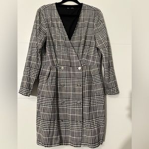 *SOLD* Zara Plaid Blazer Dress great condition